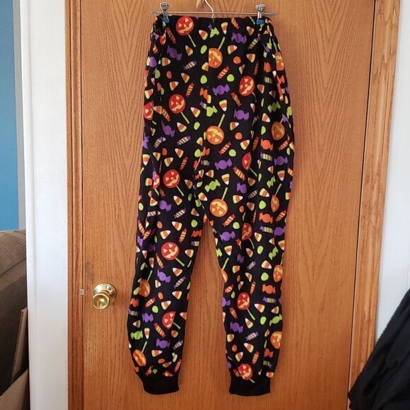 Cute Halloween Fleece Pajama Lounge Pants Sz 2X (44-46) - Picture 2 of 5